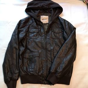 Whispering Smith Mens Brown Jacket Size Smal EUC